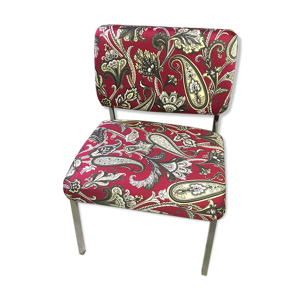 Fauteuil chauffeuse chromé design