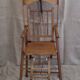 Chaise bébé vintage en bois