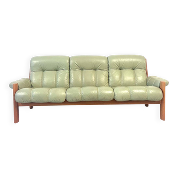 Canapé en cuir, Norvège des années 1980