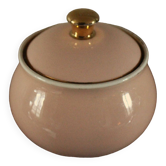 Villeroy Boch powder pink gold sugar bowl
