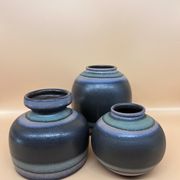 Trio de vases années 70