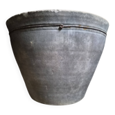 Jardinière ancienne en terre cuite – Cuve à lessive XIXe siècle XXL