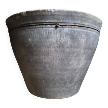 Antique terracotta planter – 19th-century laundry tub XXL
