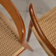 6 chairs model 75 in teak by Niels O. Møller, Denmark, 1950s