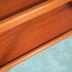 Vintage minimalist service trolley Deen design in teak, bar trolley.