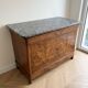 Antique Empire commode in wood with marble top