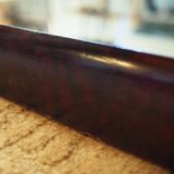 Mirror in mahogany frame, Italian design, 1970s, production: Italy