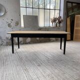 2m pine and oak farmhouse table