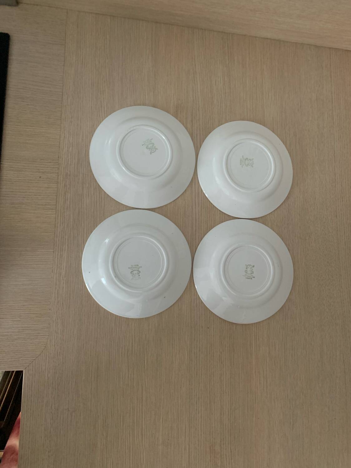 Set of Colette dessert plates from Moulin des Loups