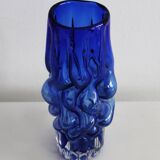 1960's Flower Vase by Pavel Hlava for Novy Bor Glasswork