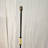 Yellow scoubidou floor lamp 1960