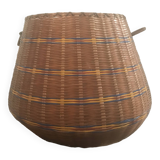 Large vintage wicker basket