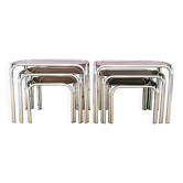 Italian nesting tables chrome "in perfect condition"