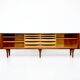 Enfilade designed by Henning Kjaernulf for Bruno Hansen, Denmark 1960s.