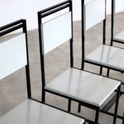 5 chaises de salle à manger, années 1960