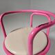 Set of 4 pink Locus Solus chairs by Gae Aulenti for Poltronova, 1960s.
