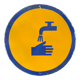 WASH YOUR HANDS Vintage European Industrial Enamel Signs Decoration