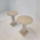 Set de 2 tables d’appoint, années 1980