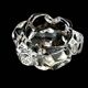 1970s Daum Crystal Table Candlestick, France