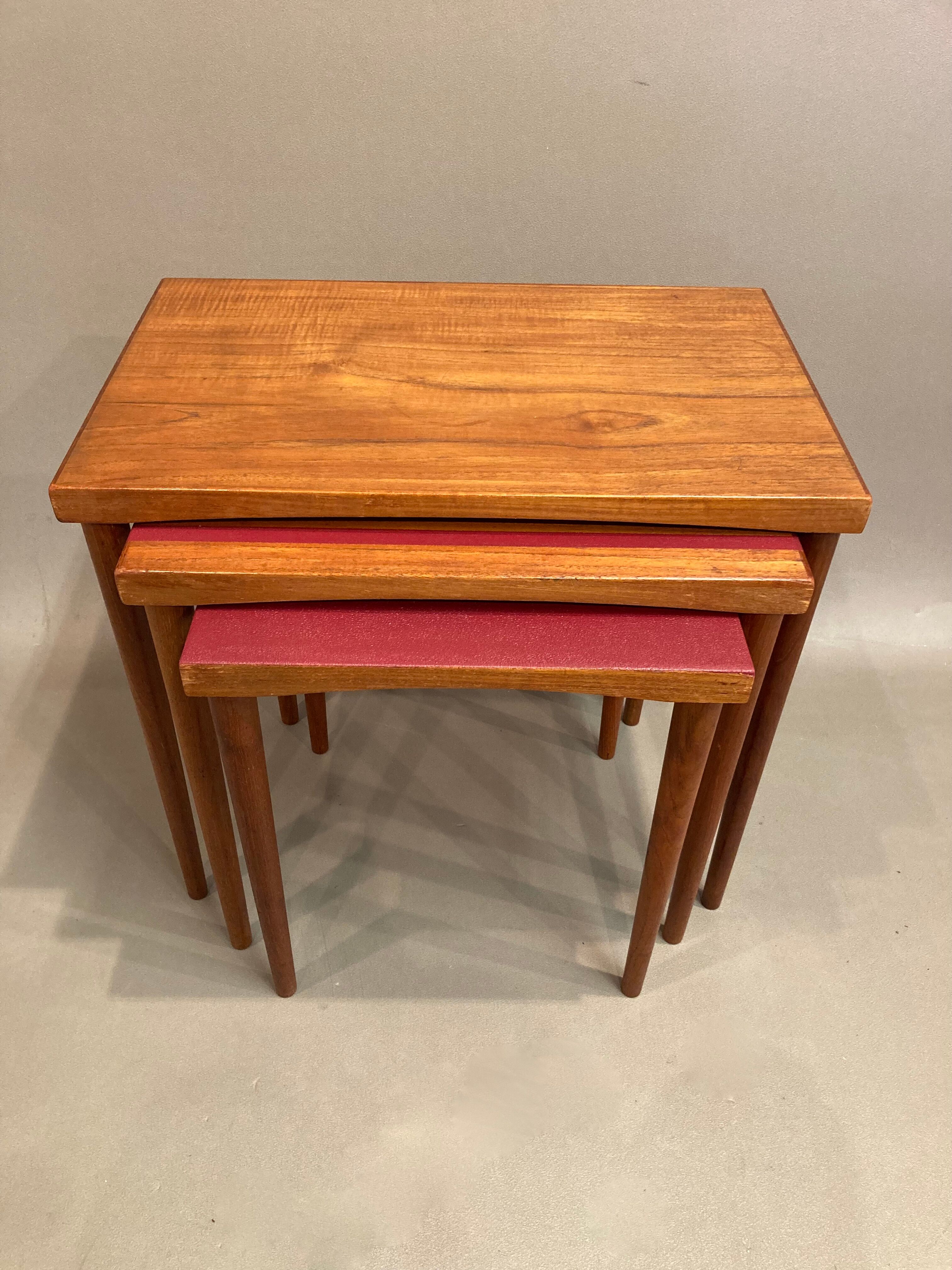 Coffee table pull-out Scandinavian design 1950