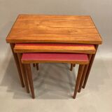 Coffee table pull-out Scandinavian design 1950