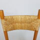 Chaises paillées rustiques années 70