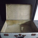 Vintage Indus metal travel suitcase 60