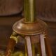 Antique brass and mahogany telescope/astronomical binoculars from the 1930s.