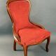 Antique armchair, Victorian style, fully restored – Unique piece