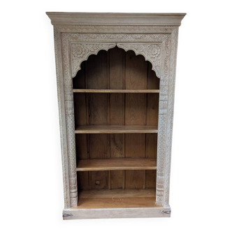 White Indian bookcase