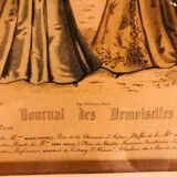Peinture : Gravé « style français 19e siècle ».