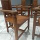 Suite de 6 fauteuils en noyer début XXeme