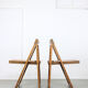Chaises pliantes vintage