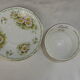 Tasse à thé & soucoupe porcelaine anglaise Queen's China-Octobre décor de daisy