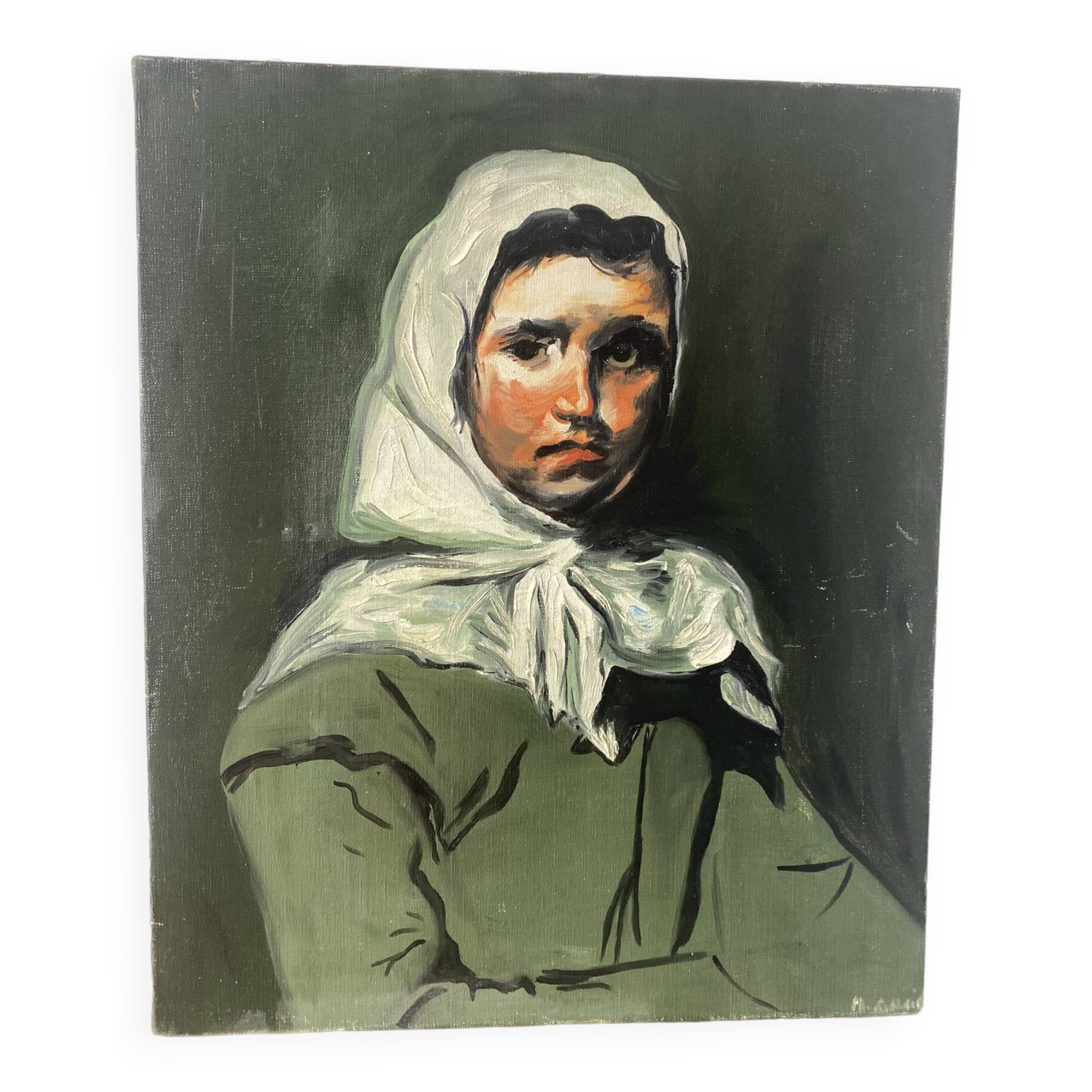 Portrait de jeune fille triste
