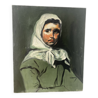 Portrait de jeune fille triste