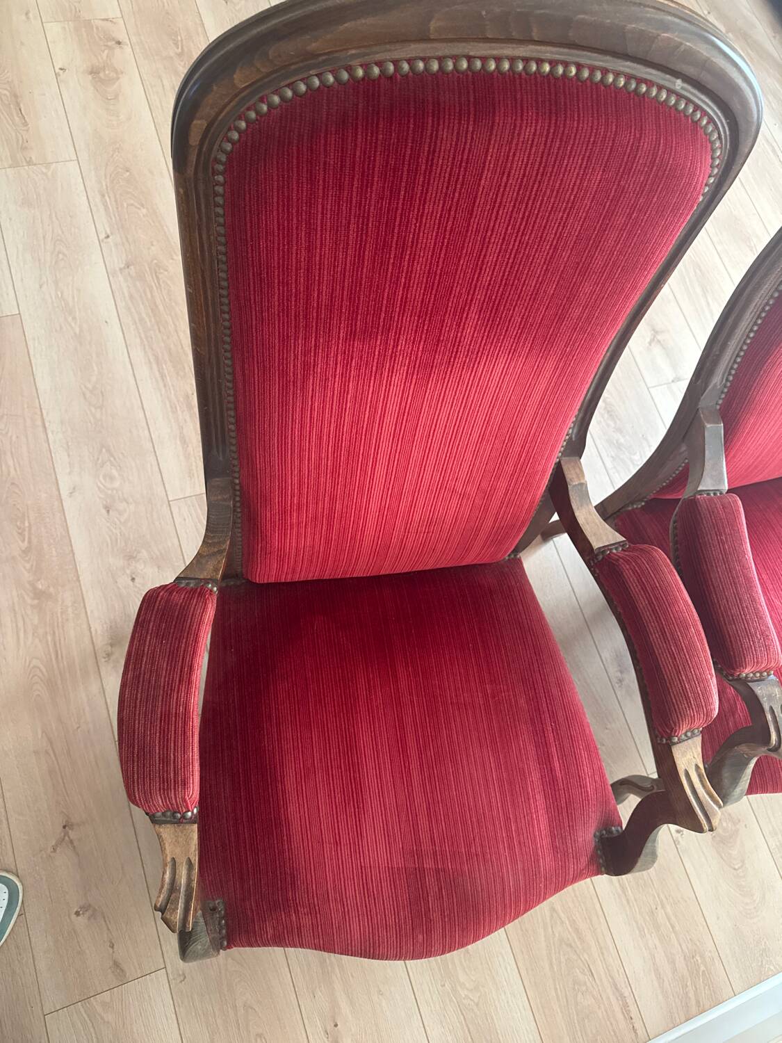 2 Voltaire armchairs