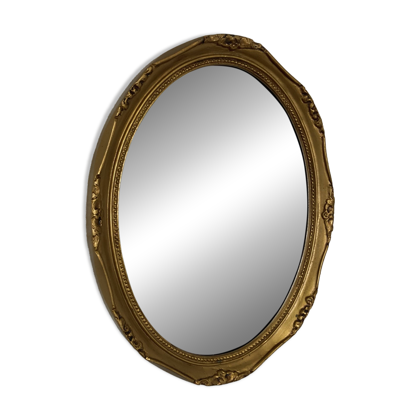 Antique oval mirror (44x33cm)