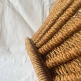 Panier en corde vintage