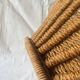Panier en corde vintage