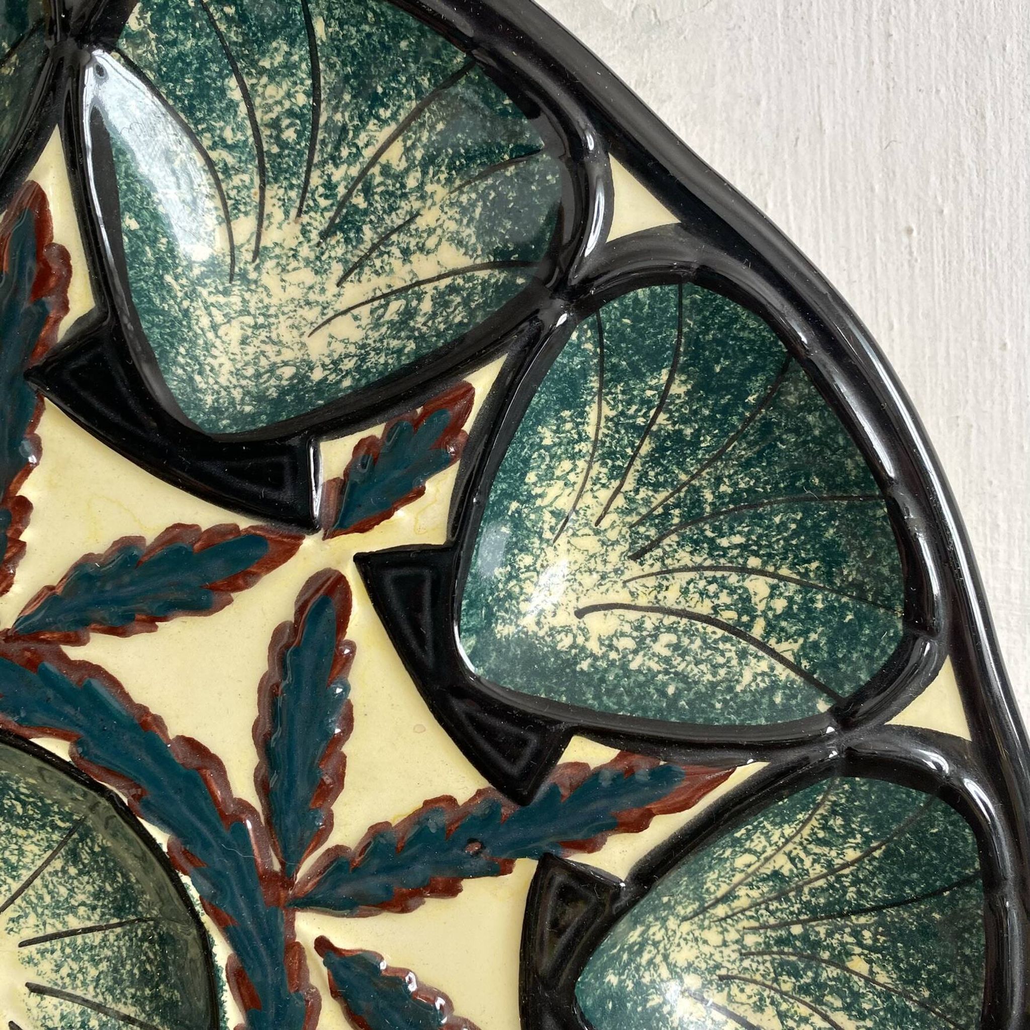 Vintage oyster dish St Jean de Bretagne