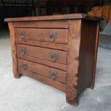 Commode brutaliste 1970