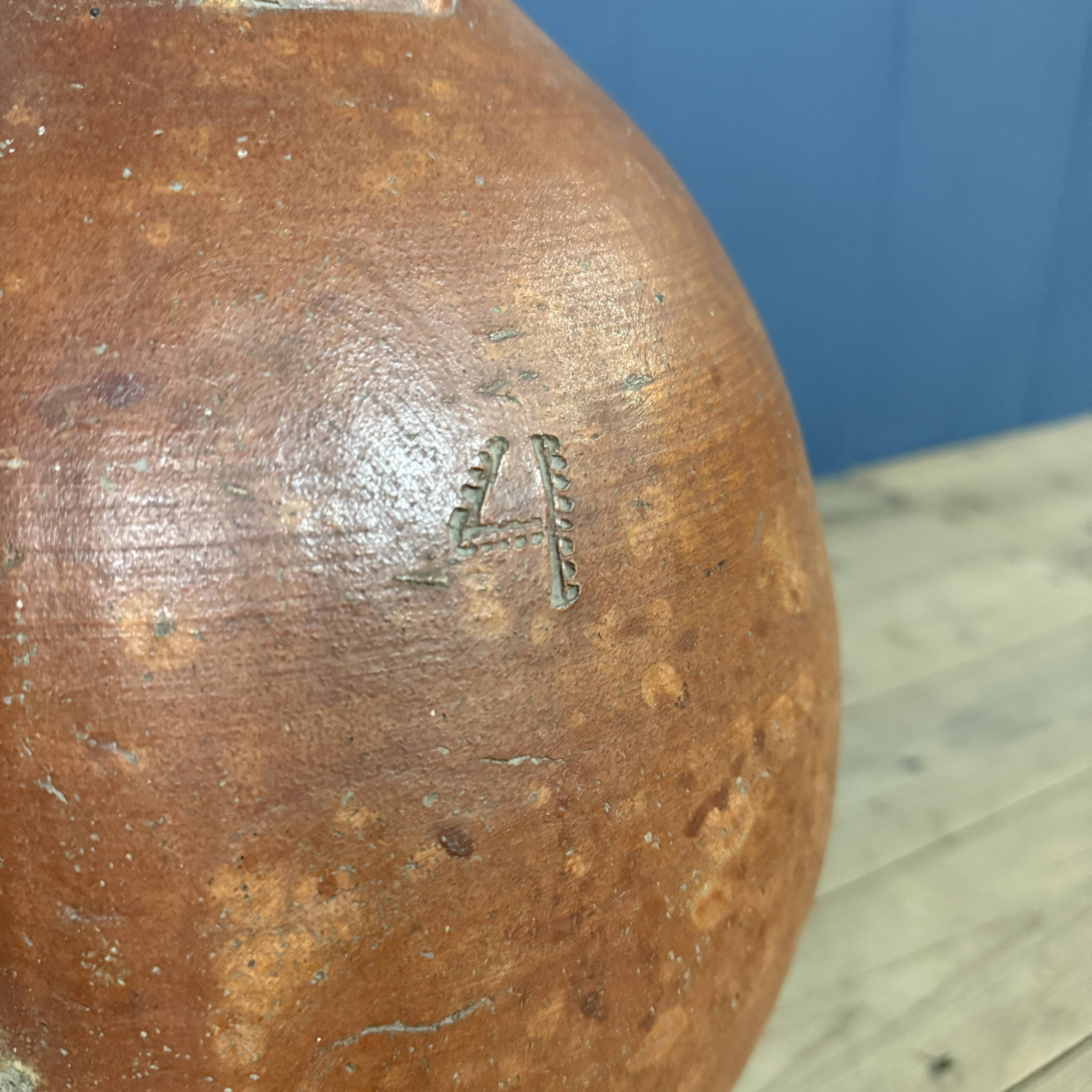 Large size earthenware beardman jug