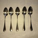 Silver-plated metal spoons. Maison Christofle.