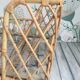 Vintage rattan child bed
