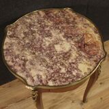 Napoleon III style side table with marble top