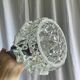 Suspension verre et chrome 70’s