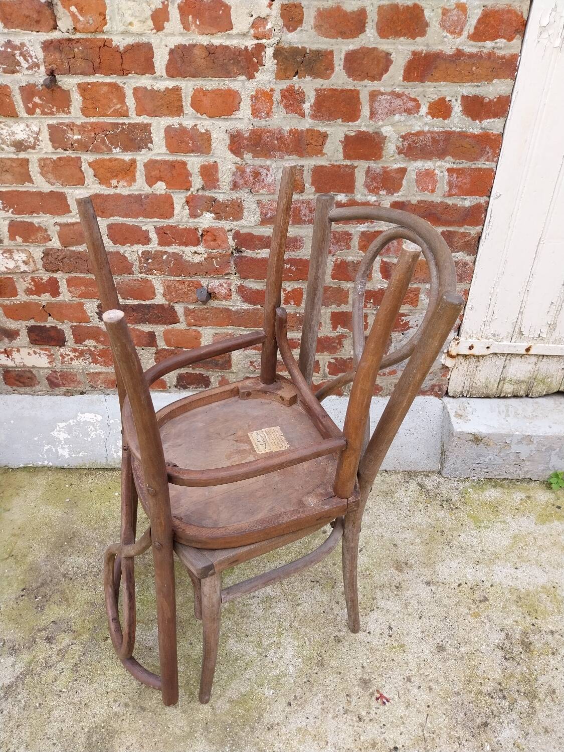 Pair of Luterma bistro chairs