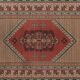 Vintage Turkish rug handmade 188x280 cm
