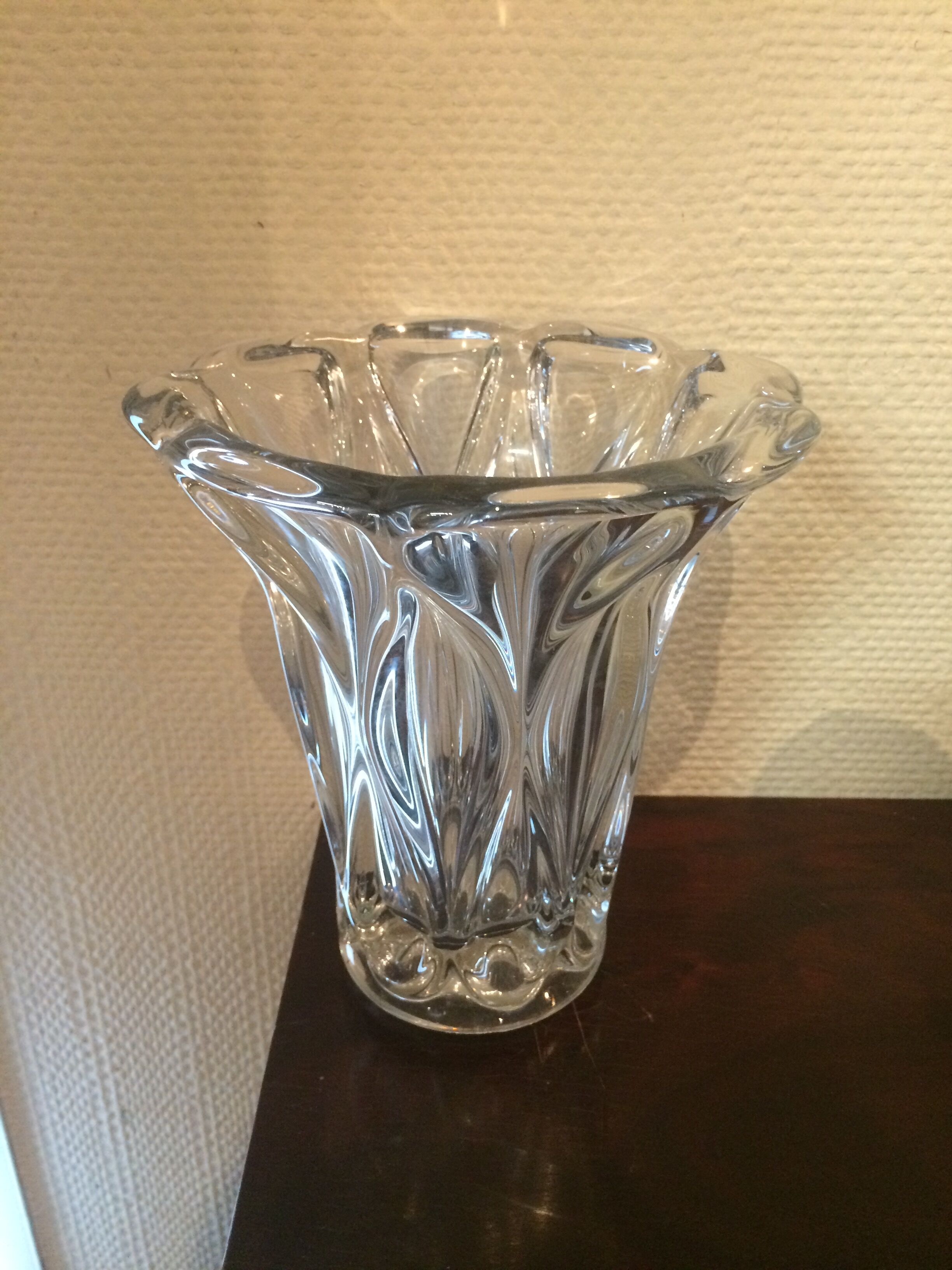 Crystal vase